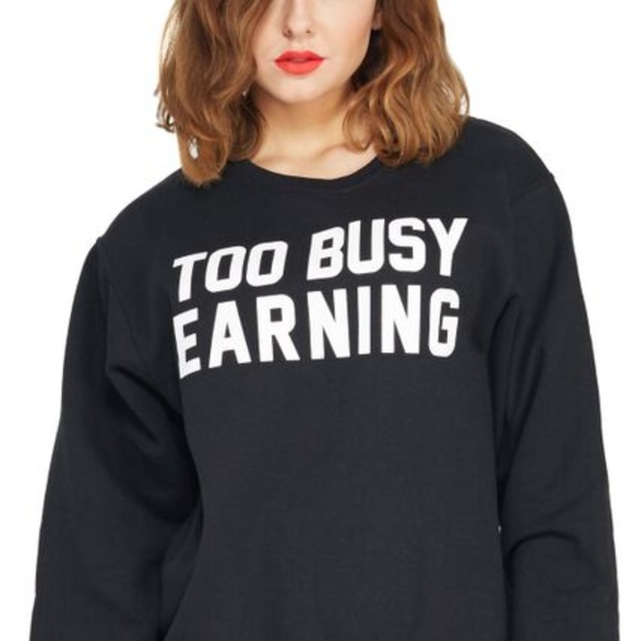 SuperMuse Tops - SuperMuse Black Sweatshirt